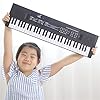 Keyboard Piano 61 toetsen Digital Music Key Board Microfoon Gift Musical Orgel (Color : A 01)