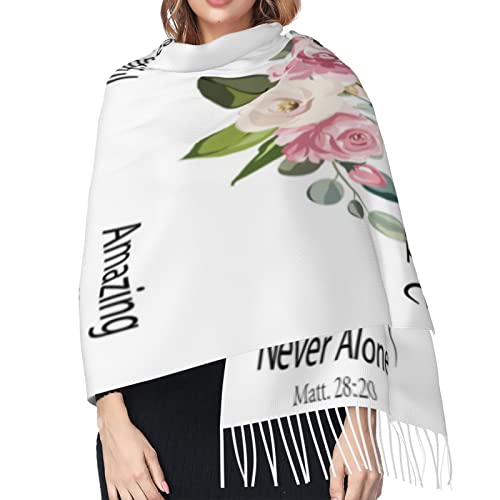 Scarf Birthday Gift Unique Christian Shawls The Bride Religious Gifts For Women Inspirational Bible Verse Faith Girl Mom Kp2014