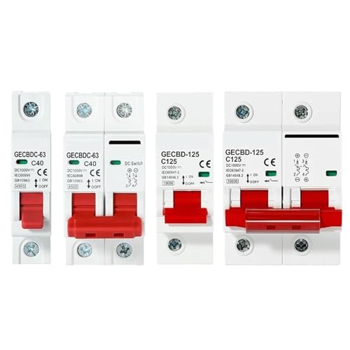 Disjoncteur 1P DC1000V MCB 16A idéal pour le système électrique de votre chalet autonome