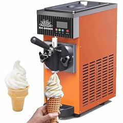 Commercial Soft Serve Ice Cream Machine 450W 750W 4-8KG h Yield 3 5L Hopper 1 2L Cylinder LCD