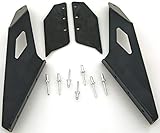 GS Power's 54” Inch Curved LED Off Road Light Bar Brackets | Compatible with 2014-2016 Chevrolet Chevy Silverado, Suburban, Tahoe, GMC Sierra, Yukon XL. Mount at Upper Windshield/Roof Cab