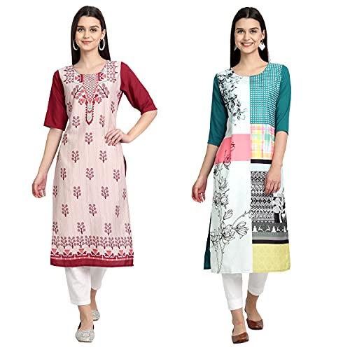 Image of Women's Crepe Regular Kurta