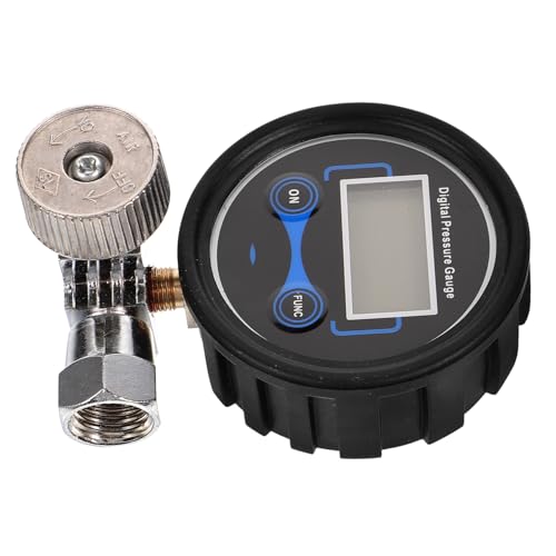 HONITANO デジタル圧力計付き空気流量調整バルブ 軽量ポータブル 接続 精密デジタル制御 工業 実験室対応エアレギュレーター