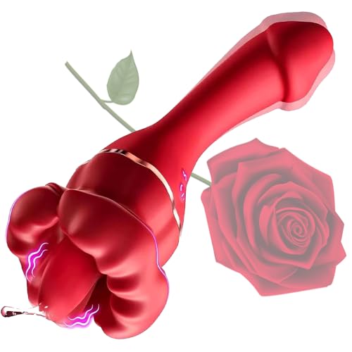 New Red Big Mouth Toy Adult Tools for Women Powerful 10 Modes Realistic Silicone Waterproof Handheld USB Magnetic Charging Portable Sensory Toys for Your Lady Travel Essentials