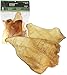 Outback Jack Water Buffalo Ears 100% Natural Dog Treats, Natural Brown (5 Pack Dog Treats)