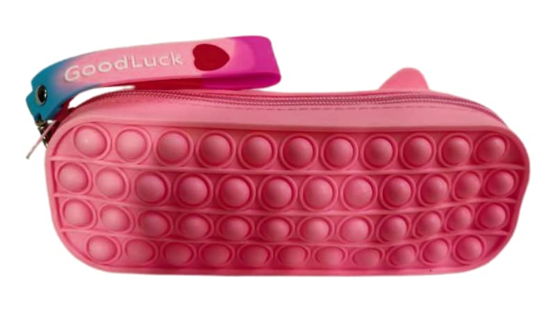 Image of Pop It Fidget Toy Silicone Bubble Squishy Toy Stress Relief Pouch for Kids Stationery /Return Gift for Kids /Birthday Gift for Kids