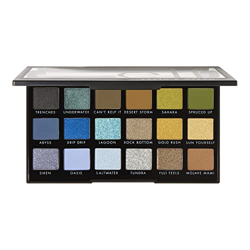 E.l.f. Earth & Ocean Eyeshadow Palette | 18 Matte & Shimmer Shades | Ultra-Pigmented, Luxe Formula | 0.6 Oz (17G) #TOP19