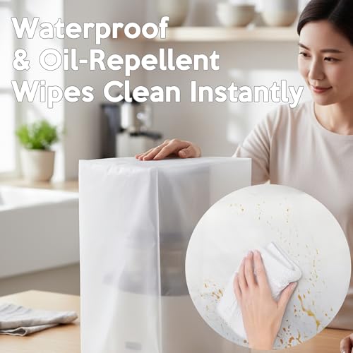 Image of Mixer Dust Cover also for Coffee Maker,Ice Cream Machine other Kitchen Appliance Dust Cover Water Proof Lightweight, Compatible with KitchenAid, Hamilton,Ninja,Breville,Nuwave -15W x12D x18H in