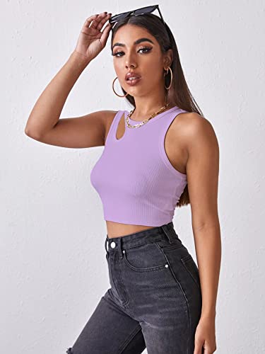 Image of Shasmi Women's Striped Slim Fit Crop, Ribbed, Stylish Tank Top, Soft and Comfy Fabric has Some Stretch