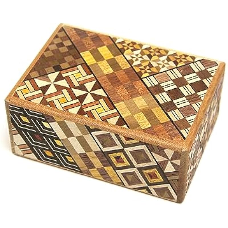 Hakone Parquet Secret Box 10 회 일본 퍼즐 상자 단계