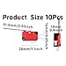 Klyeola 10PCS Micro Limit Switch V-153-1C25, Long Straight Hinge Lever Arm, SPDT Snap Action, 15A 250V, Silver Contact, Reliable End stop for Arduino, CNC, 3D Printer, Appliance, Industrial Automation