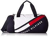 Tommy Hilfiger unisex adults Duffle Sporty Tino duffel bags, Navy Blazer/Multi, One Size US