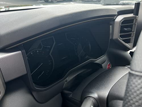 Upper Instrument Gauge Cluster Accent Overlay - Compatible with 2022-2026 Tundra