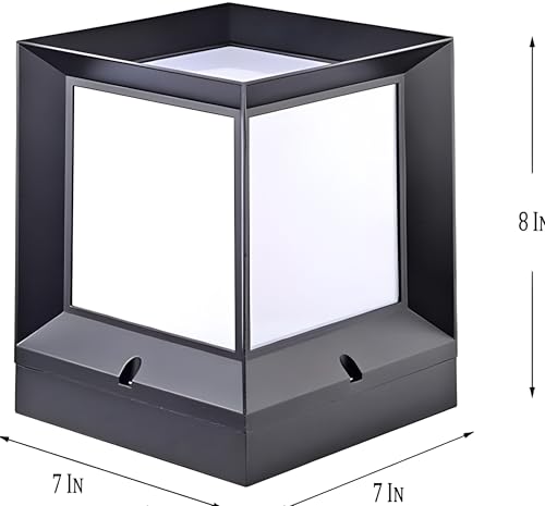 Image of twixle Gate Light for Home gate /gate lamp /gate Lamps for Outdoor Waterproof /gate Light /gate Pillar Lights for Outdoor for Stairs, Boundries, Pillar, Garden (China)(Bulb Not Included) (Pack of 1)