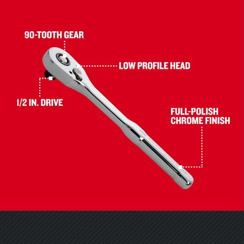Image of CRAFTSMAN Low Profile Ratchet, 1 /2 Inch Drive, 90-Tooth (CMMT86723)