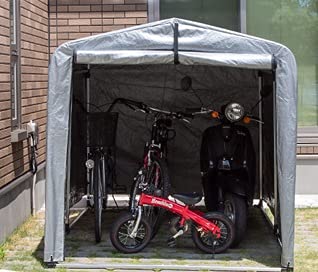 【新品】サイクルハウス 5～6台 自転車 バイク 置き場 物置き 自転車置き場 替えカバー 5台〜6台用 交換用カバー 強風 バイク