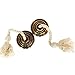 De Kulture Handmade Pure Kansa Mini Manjeera Indian Small Hand Cymbal Clapper Bell For Religious Ceremonies Bhajans, 2X1 (DH) Inches