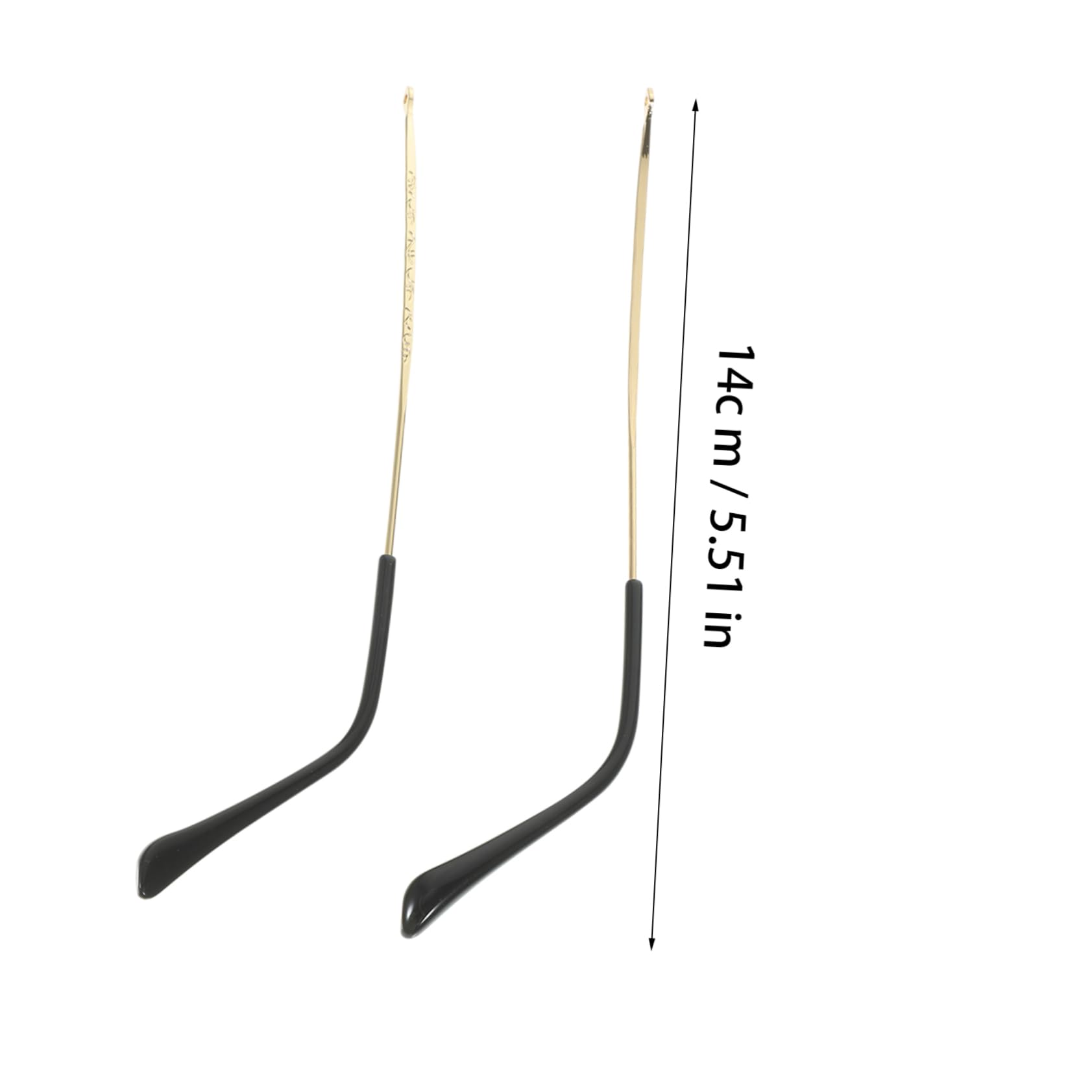 FOMIYES 1 Pair Metal Eyeglasses Legs Replacement for Leg Eyewear Glasses Arm Repair Parts