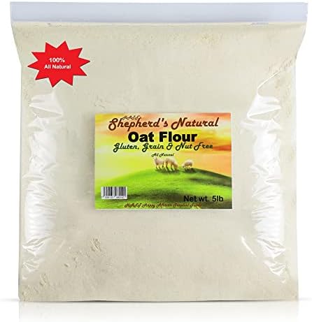 Oat Flour by HATF's Shepherd's Natural, 100% All Natural 5 lb. / 80 oz. bag