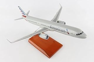 Scalecraft American A321 Airbus Desktop Display Airplane Model Scale: 1/100