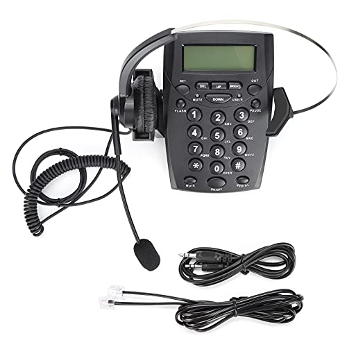 Téléphone filaire avec casque micro HT800 pour éviter la fatigue auditive