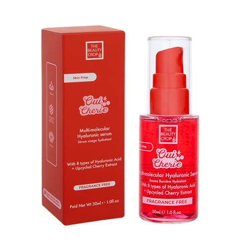 Image of The Beauty Crop Oui Cherie Hyaluronic Acid Serum - Multi-Molecular Hydrating, Vegan Friendly and Fragrance Free - 30ml
