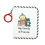Baby's First Photo Album - My First Family Photo Album - Soft Fabric, Baby Safe, Easy to Clean, Holds 17 Photos, Personalize with Your Favorite Pictures, No Hard Edges