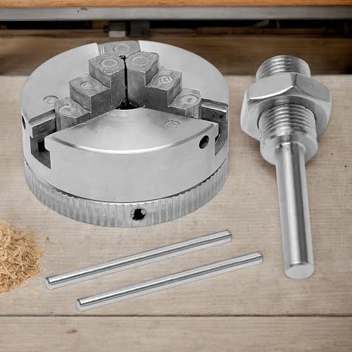 Mandrins pour tournage en bois de precision auto-centrant pour un serrage stable