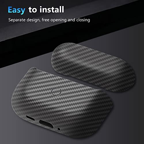 For Apple Airpods Pro 2 Case Cover 2022, Carbon Fiber Designed For Airpods Pro 2Nd Generation Case With Lock Lid, Slim Thin Shockproof Protective Case, Wireless Charging Compatible With Magsafe, Black #TOP5