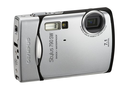 Olympus Stylus 790Sw 7.1Mp Waterproof Digital Camera With Dual Image Stabilized 3X Optical Zoom (Silver) #TOP3