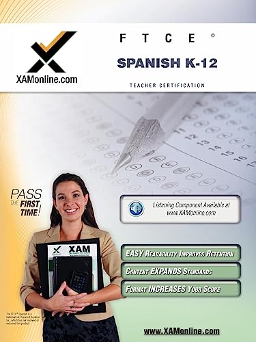 FTCE Spanish K-12 Teacher Certification Test Prep Study Guide cover