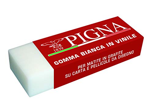 Pigna Gomma da cancellare bianca in vinile
