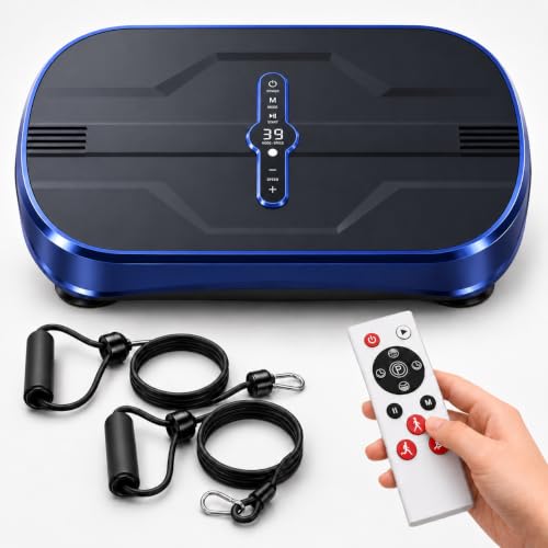 Image of Natini Vibration Plate Exercise Machine - Power Vibrating Plate for Lymphatic Drainage,Whole Body Workout Machine for Women Weight Loss Home Fitness,