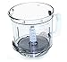 CIOTOLA, TAZZA, CONTENITORE, RECIPIENTE 2 LT. ORIGINALE BRAUN PER ROBOT DA CUCINA COMBIMAX K600, K650, K700, K750