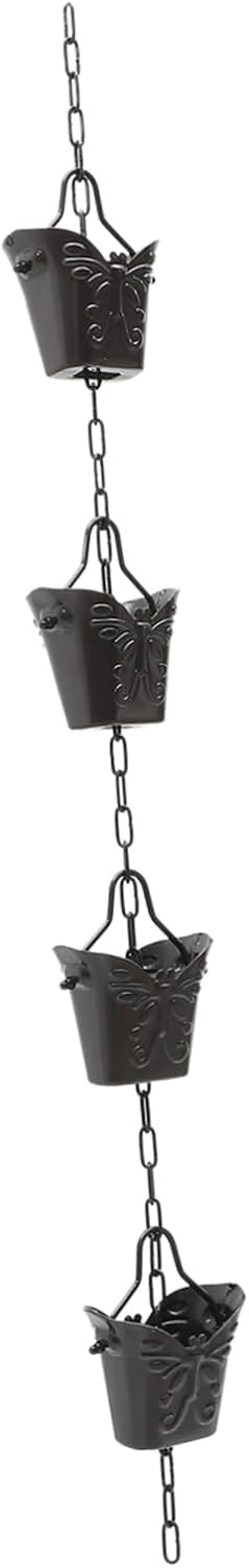 BESPORTBLE Decorative Aluminum Alloy Rain Chain for Gutters Functional Garden Drainage Lightweight for Elegant Outdoor