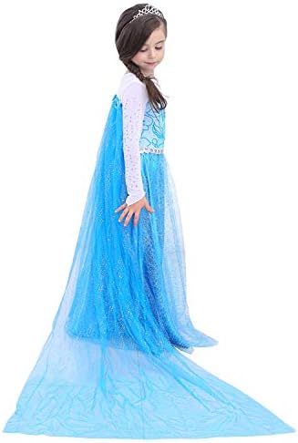 Vista 3 de Little Girls Princess Dress Costume for Christmas Birthday Halloween Party