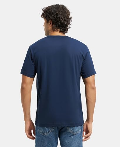 Image of Jockey 2714 Men's Super Combed Cotton Rich Solid Round Neck Half Sleeve T-Shirt (Pack of 2)