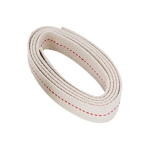10m Docht für Öllampen, Baumwolle Flache Öllampendocht, 0,9/1,1/1,3/2,5 cm Breit, Lampendocht für Gartenfackel, Laterne, Petroleumlampe, Öllampe Beleuchtung