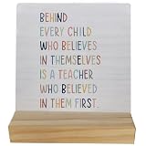 Teacher Appreciation Gifts,Teacher Gifts,Teacher Birthday Gifts,Back to School Teacher Gifts,Teacher Gifts from Student,Inspirational Teacher Quotes Decorative Desk Sign for Home&Office