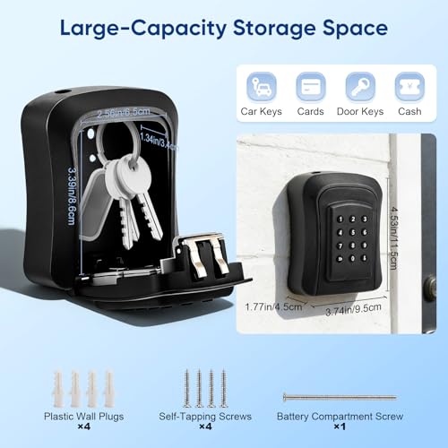 Boîte à clé sécurisée Bluetooth étanche IP66 avec code PIN TTLock - 3