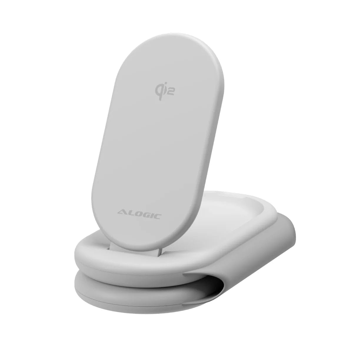 ALOGIC Packaway 3-in-1 Qi2 Wireless Charging Stand | Kabellose Ladestation | Bis 35 Watt | Für iPhone, Apple Watch und AirPods | Faltbar | USB-C I Weiß