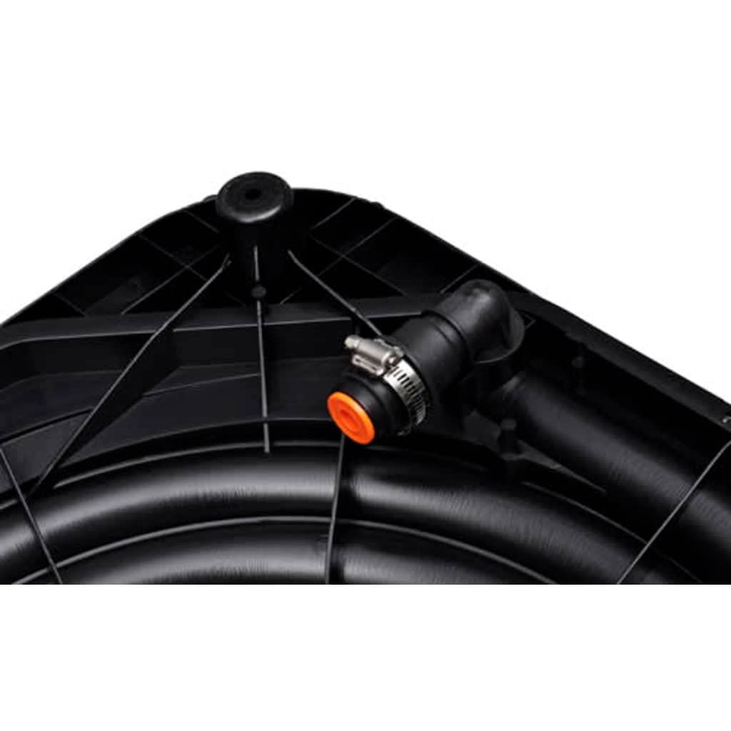 2 pannelli solari per piscina da 735 W, pannello solare da 71,5 x 71,5 cm, tappetino solare per piscina e vasca idromassaggio, pompa di calore, set di riscaldamento dell'acqua con connettore