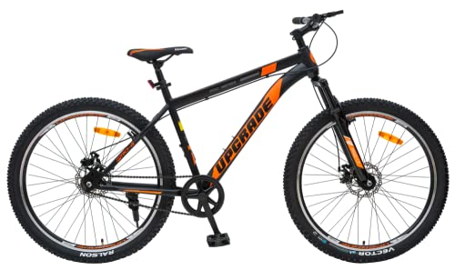 Image of UPGRADE Cycle PRO 1.9 with Disc Brake, Front Suspension and Single Speed Cycle (Black /Orange)