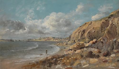 Toile Scène à Cullercoats Linnell pour habiller un grand mur vide portrait 60x90