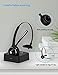 Wireless Headset, YAMAY Bluetooth Headset with Microphone (Noise Cancelling Mic) Charging Base Mute Function,Talk in Clarity Pro for Truck Driver Office Buiseness Home PC iPhone Android Cell Phones