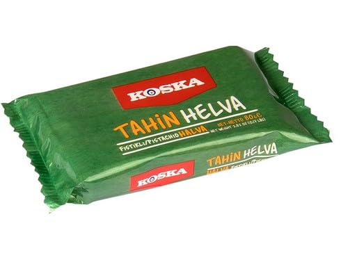 Koska Halva Pistachio, 400-Gram Boxes (Pack of 4)