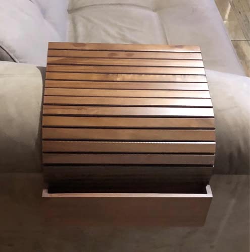 Kit 1un Esteira Bandeja Porta Controle E 1un Reta Filetada Madeira