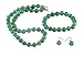 Produktbild TreasureBay Schmuckset mit Halskette, Armband und Ohrringen, Aventurin, 8 mm, Grün