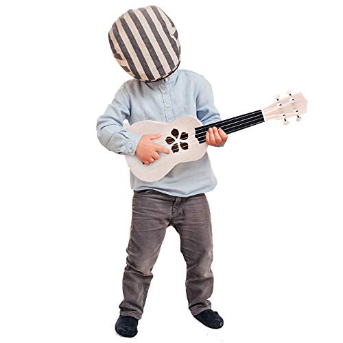 Chitarra per Bambini, 21inch Ukulele Chitarra Giocattolo Strumenti con 4 Corde, Chitarra Musica Apprendimento Giocattoli per Principianti Ragazzi Ragazze
