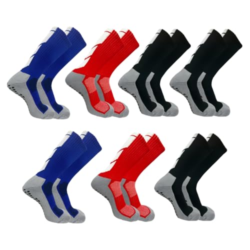 Kit 7 Meias de Futebol Antiderrapante Masculina Up Adulto